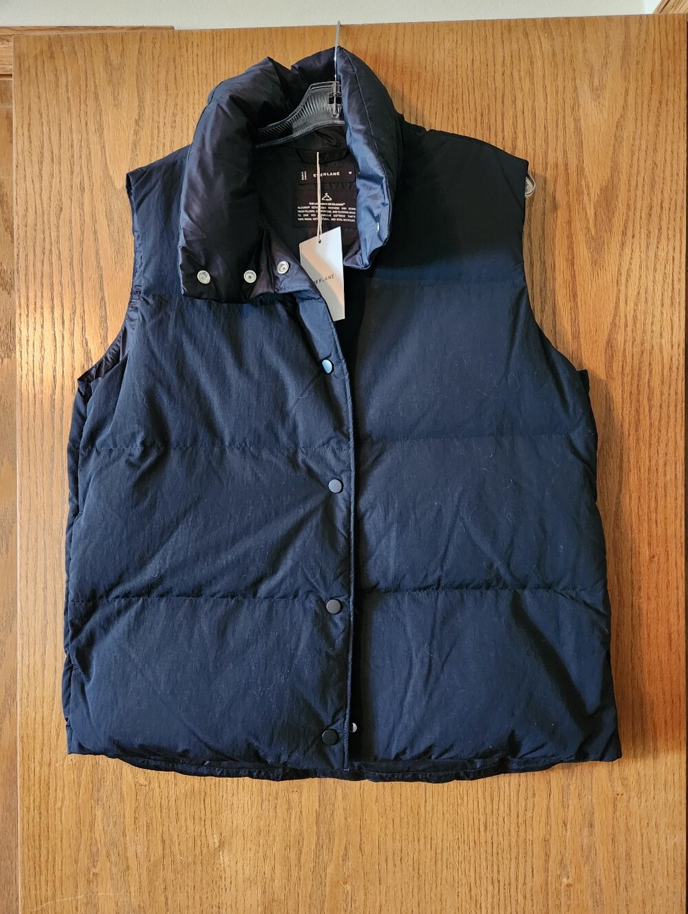Everlane Black Quilted Puffer Vest